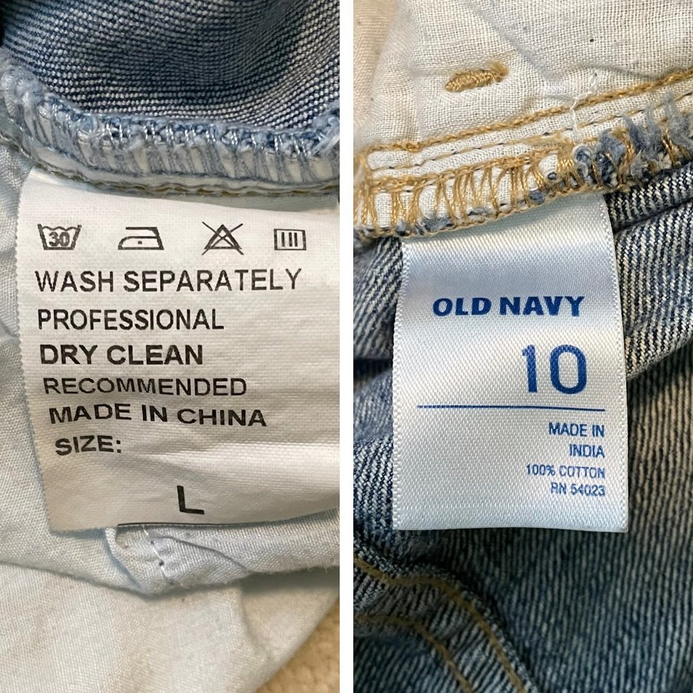 Maternity Denim Shorts Size L/10 - Picture 4 of 4